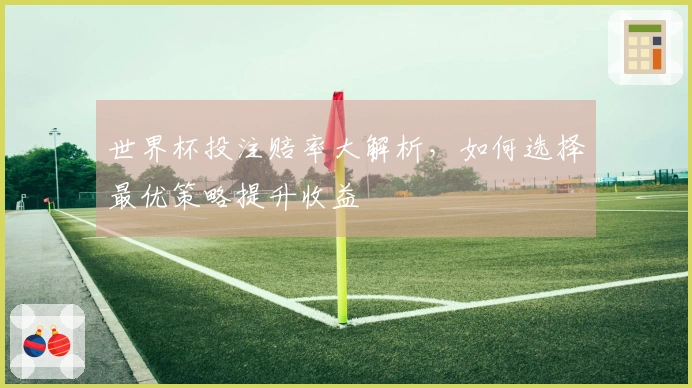 世界杯投注赔率大解析，如何选择最优策略提升收益